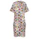 thumbnail image 4 of Vestido holgado Multicolor con estampado de perro Otomi para mujer vestido de verano con bolsillos elegante de lujo para fiesta de noche, 4 of 6