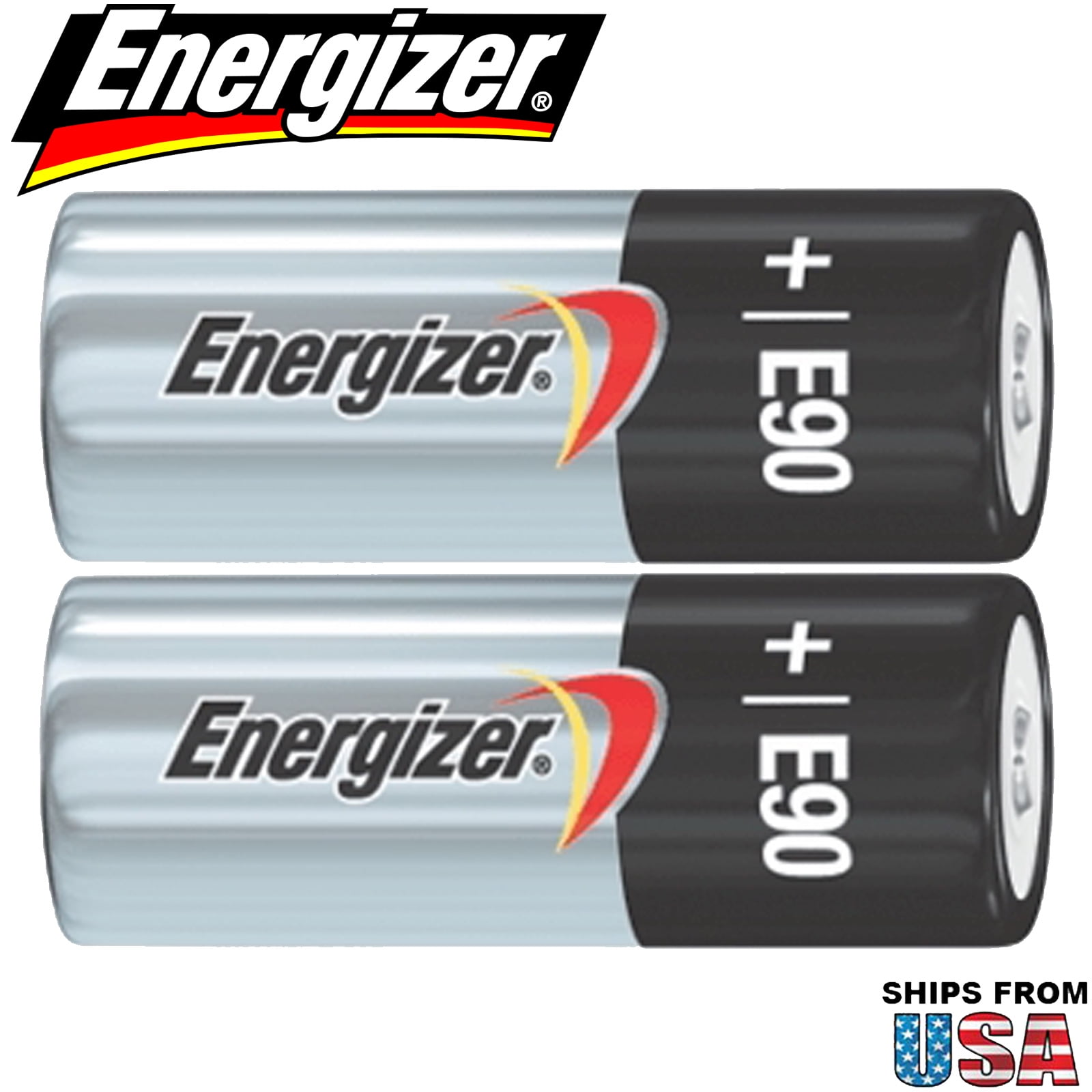 2x Energizer E90 Alkaline 1.5V Batteries N Cell, E90, LR1, MN9100 FAST