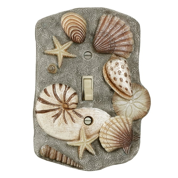 At the Beach Single Switch Blue Gray Single Switch