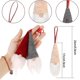 thumbnail image 2 of Elf Gnome Santa Handmade Tomte Plush Ornaments Christmas Hanging Decoration For Christmas Tree Wall Table Decorations Supplies (12 Pieces), 2 of 5
