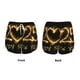 thumbnail image 3 of Balery Happy New Year 2025 D Pantalones cortos deportivos para mujer con forro y dos bolsillos, elásticos, para entrenamiento, gimnasio, yoga-Small, 3 of 7