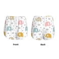 thumbnail image 3 of Salouo Little Elephant Print Women's 2 in 1 Running Shorts Double-Layer Shorts Athletic Workout Gym Yoga Shorts Running Shorts for Women-X-Large, 3 of 7