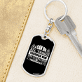 thumbnail image 6 of Can Do All Things Philippians 4:13 Stainless Steel or 18k Gold Premium Swivel Dog Tag Keychain, 6 of 10