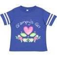 thumbnail image 3 of Inktastic Grampy's Girl- Heart Flowers Girls Toddler T-Shirt, 3 of 5