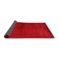 thumbnail image 2 of Ahgly Company Indoor Round Abstract Red Modern Area Rugs, 7' Round, 2 of 4