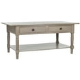 thumbnail image 2 of SAFAVIEH Boris Solid Contemporary 2 Drawer Coffee Table, Vintage Grey, 2 of 5