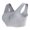 Gray, variant on OJSFQUFP Sexy Bras Grey Women Underwear Fashion Sports Bra No Wires Yoga Fitness Back Foreign Trade Sports Bra Basic Pretty Bra M