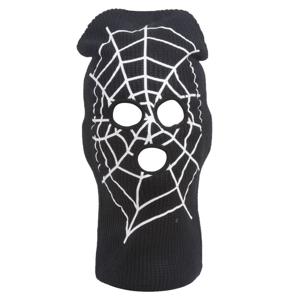 Clover SpiderMan Design Knitted ThreeHole Ski Mask