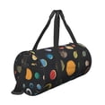 thumbnail image 3 of Fotbe Planets And Their Moons Pattern Foldable Sports Gym Bag with Wet Dry Pocket, Ultralight Travel Bag, Large Capacity Duffel Bag, Splash Proof Carry on Bag, Overnight Bag, Weekender Bag, 3 of 8