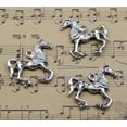 thumbnail image 3 of U8MO 3/10pc Jewelry Making DIY Horse Charms Pendants 31x25mm-3pcs, 3 of 3