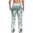 thumbnail image 2 of Tropical Palm Leaves Ghost Pajama Pants, Men's Lounge Pants Light with Drawstring and Pockets, Christmas New Year Birthday Father's Day Gifts, X-Large, 2 of 7