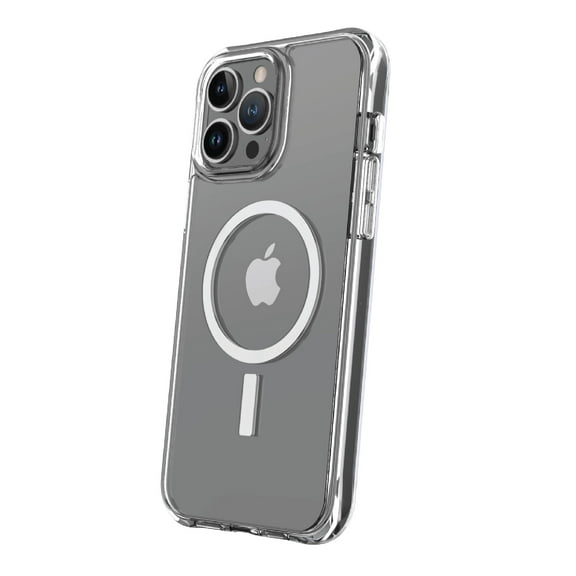 onn MagSafe Compatible Cell Phone Case for iPhone 13 Pro Max/iPhone 12 Pro Max, Clear