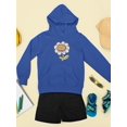 thumbnail image 3 of Cute Daisy Buddy Hoodie Juniors -Smartprints Designs,  Small, 3 of 4
