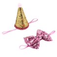 thumbnail image 2 of 2pcs sombrero de la corona del gato Sunnimix del partido Bowknot Accesorio, 2 of 8