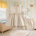 thumbnail image 5 of Mifsaly infant Baby Girls Pajama Sets Floral Print Sleeveless Ruffle Tank Tops and Bloomers Shorts Soft Breathable Cotton Summer Sweet Sleepwear, 5 of 5