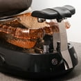 thumbnail image 6 of SIENA DX Shiatsulogic Pedicure Chair Black/Gold w/ Discharge Pump Stylish Pedicure Tub with Remote Button Pedicure Spa, Cappuccino Cover Set, 6 of 9
