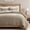 Hearth Taupe, variant on EVERGRACE Stonewashed 100% Natural Cotton Waffle Quilt Set King Size 3 Pieces, Soft, Breathable & Substantial Bedding, Quilted Coverlet Bedspread with 2 Shams for All Seasons, Natural