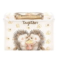 thumbnail image 2 of Hedgehogs Popcorn Storage Basket for Shelves Foldable Container Organizer for Organizing Toys Clothes Books with Handles, 2 of 7