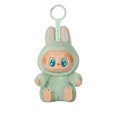 thumbnail image 1 of Para Labubu caja ciega serie colgante flocado modelo juguete Kawaii monstruo réplica llavero juguete muñeca de cumpleaños regalos de juguete, 1 of 5
