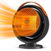 Senmeo Space Heaters for Indoor Use, 2023 New Design 2S Fast Heating Portable Heater, 1000W small Desk Heater, Overheating & Tip-Over Protection, mini Ceramic Electric Heater for Office Bedroom Home