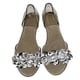thumbnail image 1 of Bmisegm Ladies Summer Rhinestone Jelly Beach Large Size Flat Transparent Sandals Single Shoes Womens Sandals Summer Clear 7.5, 1 of 5