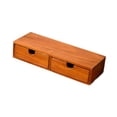 thumbnail image 1 of Organizador de escritorio con cajón Caja de almacenamiento de madera ahorrar espacio Caja decorativa Capeta de soporte Container para baño de sala de 32CMX12CMX7CM, 1 of 8