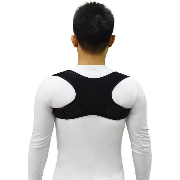 Corrector de postura para la parte superior de la espalda y la columna vertebral, cinturón de soporte para la clavícula, correa de hombro recta, corrección de postura, alivio del dolor, nuevo