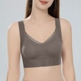 thumbnail image 3 of Agkizg Front Closure Bras for Women Push Up Mesh Wireless Padded Hook‑and‑Eye Closure Bras Daily Comfortable, 3 of 7