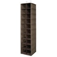 thumbnail image 4 of mDesign Large 20 Shelf Fabric Over Rod Closet Hanging Storage Unit - Dark Brown, 4 of 6