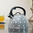thumbnail image 3 of thinsony 2.5L Whistling Kettle Hiking Teapot for Boiling Coffee Tableware Gear Tea, 3 of 8