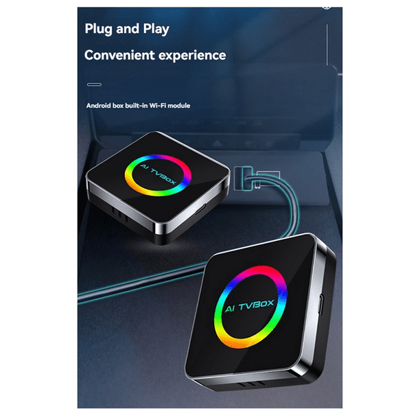 Android 13 Ai TVBox Ai Box Carplay WIFI6 2G+16G Wireless Carplay