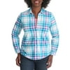 Women's Casual Long Sleeve Knit Fleece Shirt