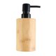 thumbnail image 2 of Dispensador de jabón de manos, botella de loción, fácil de presionar, multiusos, compacto, de bambú, recargable, 240 ml, contenedor de loción, botella, 2 of 9