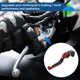 thumbnail image 3 of Palancas de freno y embrague cortas y largas para Kawasaki ZX14R 2006-2017, palanca de freno ajustable de motocicleta, aleación de aluminio, cabeza roja, mango negro, 3 of 6