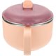thumbnail image 4 of Stainless Steel Bowls with Lids Pink Microwave Soup Bowl Scratch Resistant for Home Use, 4 of 4