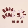 thumbnail image 3 of Décoration de Noël Fofosbeauty Faux Ongles, Carrés à Presser, Chapeaux de Père Noël Rouges, 3 of 7