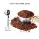 thumbnail image 3 of 2 en 1 acero inoxidable café apisonamiento medida cuchara café herramientas de medición, 3 of 3
