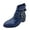 Blue, variant on NOKIO Women'S Statement Buckle Ankle Boots Women'S Retro Cowboy Ankle Boots Women's Boots Girls Short Bootie Cowboy Motorcycle Leather Shoes Ankle Boots Women'S Chic Pointed Toe Booties