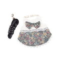 thumbnail image 1 of Bunny Clothes Pet Rabbit Costume Guinea Pig Lop-eared Rabbit Outdoor Cloth, Lace Dress S, 1 of 5