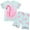 B-Swan, variant on Emy Dola 2 Pcs Summer Girl Mermaids Pajamas Set Unicorn Cartoon Sleepwear for Kids Short Sleeve Jammies Pjs Shorts Set 3-8 Years