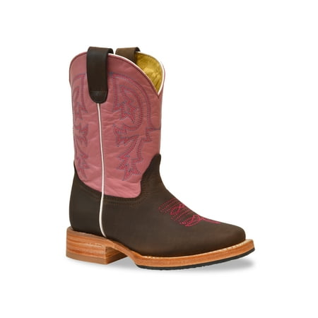 

RedHawk Boot Co. Kids Wide Square Toe Cowgirl Boots