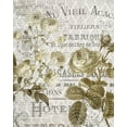 thumbnail image 2 of Kimberly, Allen 20x24 Gold Ornate Wood Framed with Double Matting Museum Art Print Titled - Paris Script Series 5, 2 of 4