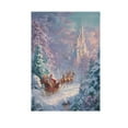 thumbnail image 3 of 12x18 inch Double-Sided Garden Flags Banners Vibrant Outdoor Decor for House Patio Outdoor Santa Claus in Sleigh, 3 of 6