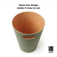thumbnail image 2 of Umbra Woodrow Trash Can 2-Gallon (7.5 L) Capacity,Spruce, 2 of 8