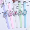 thumbnail image 3 of Nuevo reloj de dibujos animados de hello kitty, relojes de cuarzo luminosos de silicona para niños, bonitos relojes de pulsera para niñas, 3 of 4