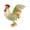 Green, variant on Sturdy Metal Rooster Shaped Keepsakes Box Small Antique Styles Container Designed For Storing Valuables In An Elegant Way