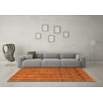 thumbnail image 3 of Ahgly Company Indoor Rectangle Abstract Orange Modern Area Rugs, 5' x 8', 3 of 4