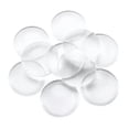 thumbnail image 6 of U8MO 100/200pcs Flatback Transparent Clear Glass Domed Cabochons Cover Findings Round-34.5~35mm,50pcs, 6 of 9