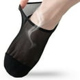 thumbnail image 3 of Seamless No Show Socks Ultra Thin Liner Socks for Women Lightweight Flat Boat Line Cotton Footies 3Pairs, 3 of 8