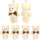 thumbnail image 3 of 12 Uds Mini oso colgante Animal relleno oso de peluche encantos decoración DIY Mini oso muñeca accesorio, 3 of 8